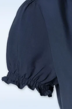 Shop Banned Retro Jane Bluse In Navy