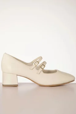 Best Sale Tamaris Janey Lederpumps In Creme