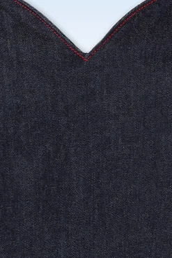 Online Rock-a-Booty Jenna Etuikleid Aus Dunklem Denim