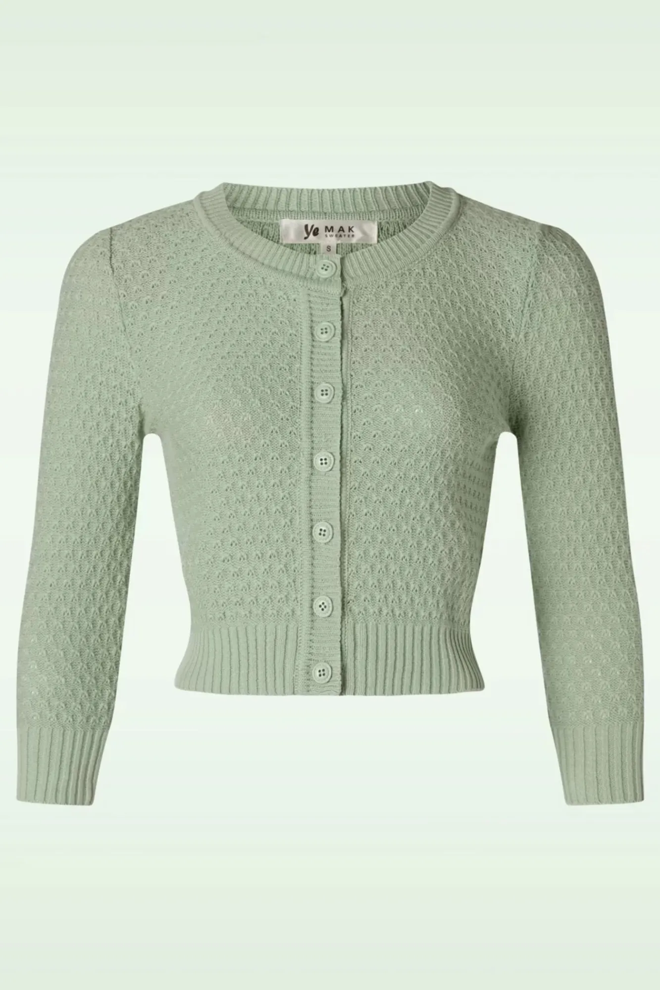 Sale Mak Sweater Jennie Cardigan In Duck Egg Green