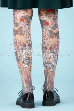 Fashion Marie Antoilette Josephine Strumpfhose