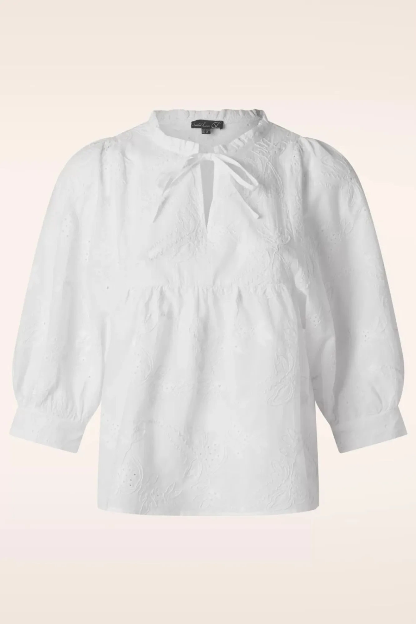 Cheap Smashed Lemon Juliette Bestickte Bluse In Weis