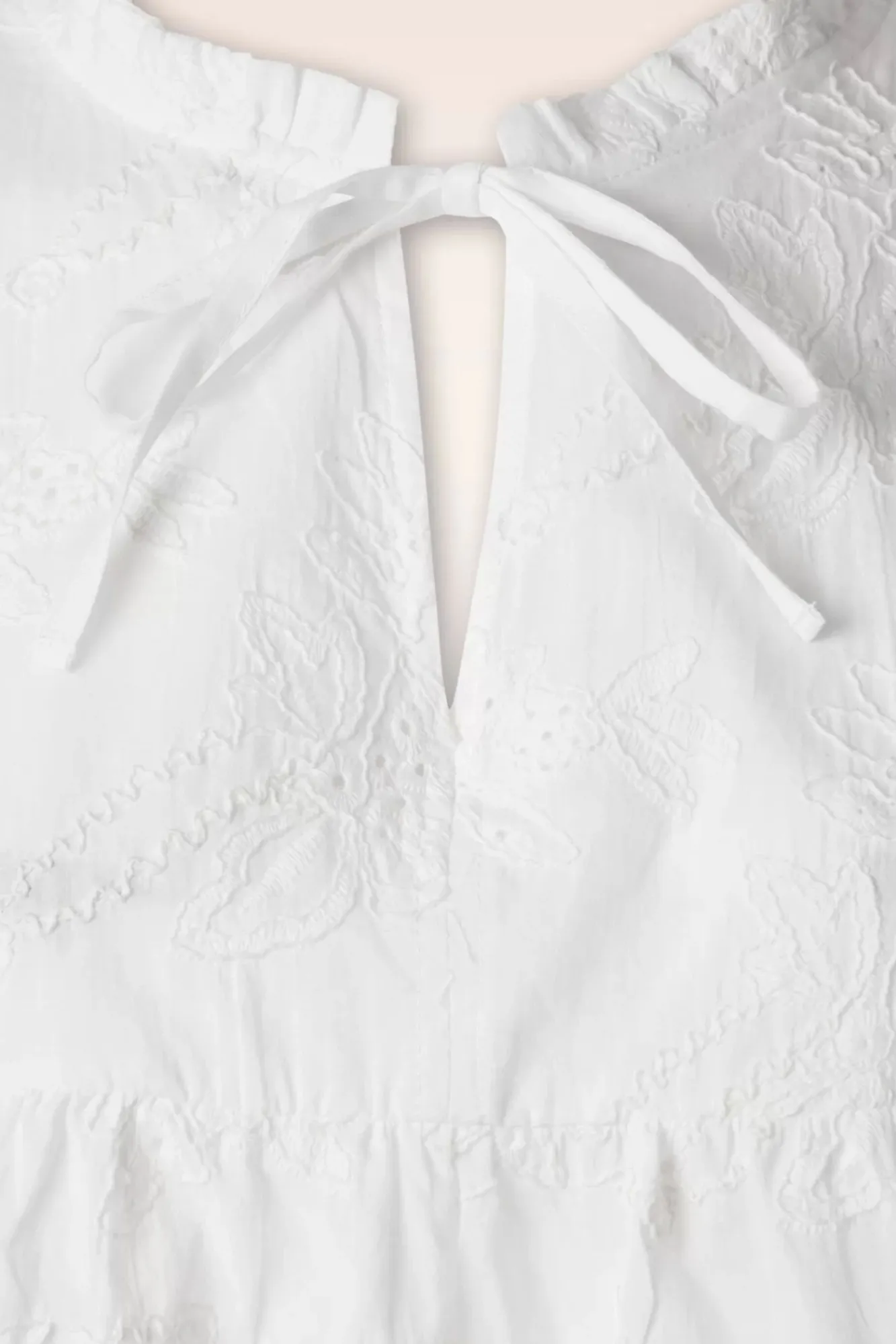 Cheap Smashed Lemon Juliette Bestickte Bluse In Weis