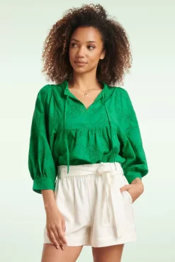 Cheap Smashed Lemon Juliette Bestickte Bluse In Grun