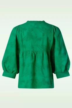 Cheap Smashed Lemon Juliette Bestickte Bluse In Grun