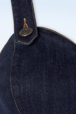 Outlet Collectif Clothing Jupiter Latzkleid Aus Denim