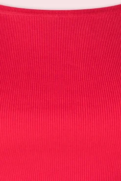 Fashion Zilch Kaylie Top In Blutenrot