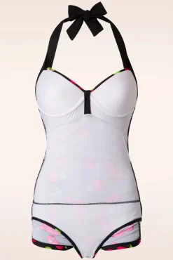 Hot Belsira Kirsch-Badeanzug In Schwarz