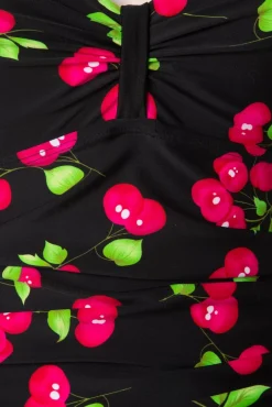 Hot Belsira Kirsch-Badeanzug In Schwarz