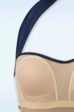 Clearance Esther Williams Klassischer 50Er-Badeanzug In Marineblau