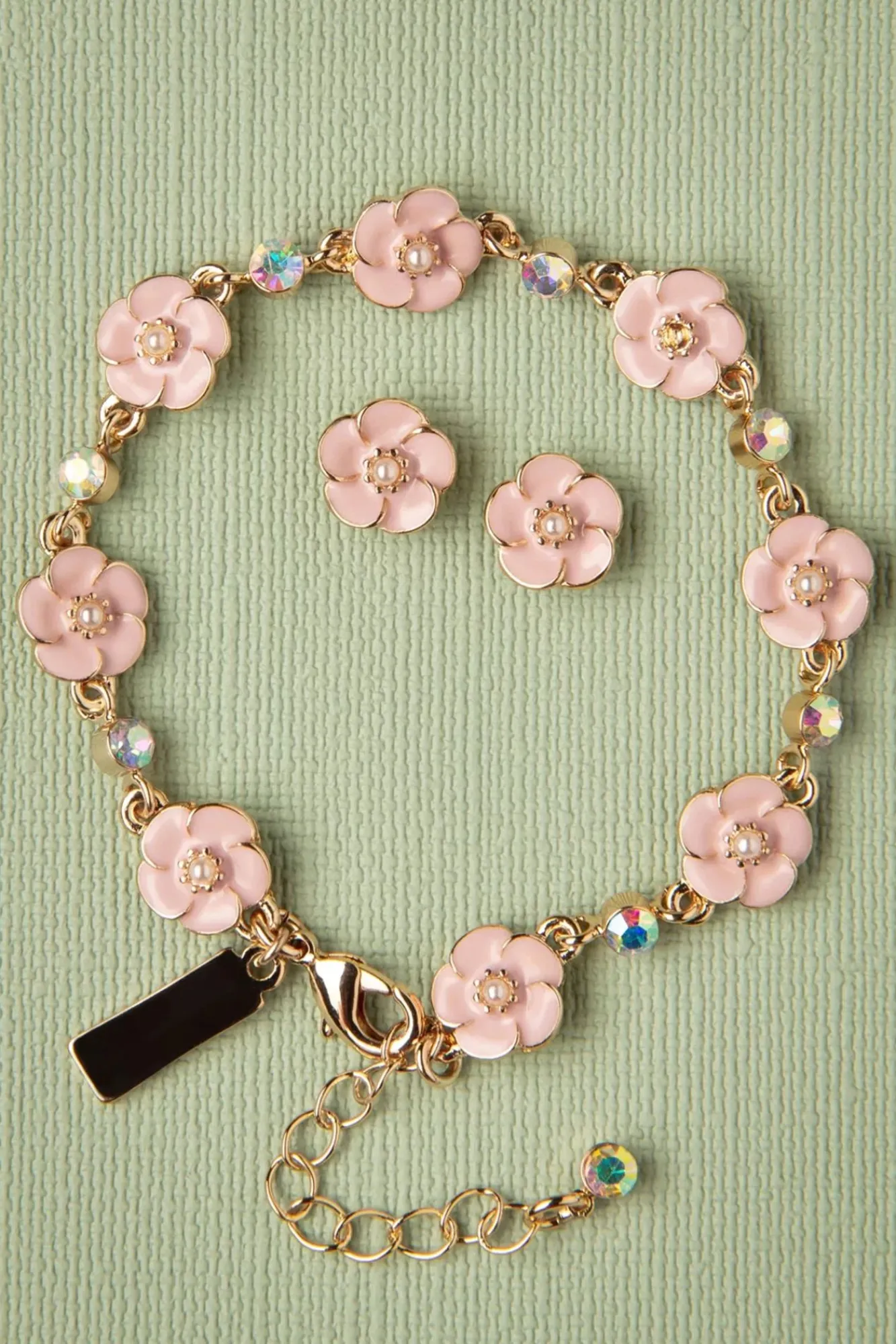 Best Lovely Kleine Rosen-Ohrstecker In Zartrosa