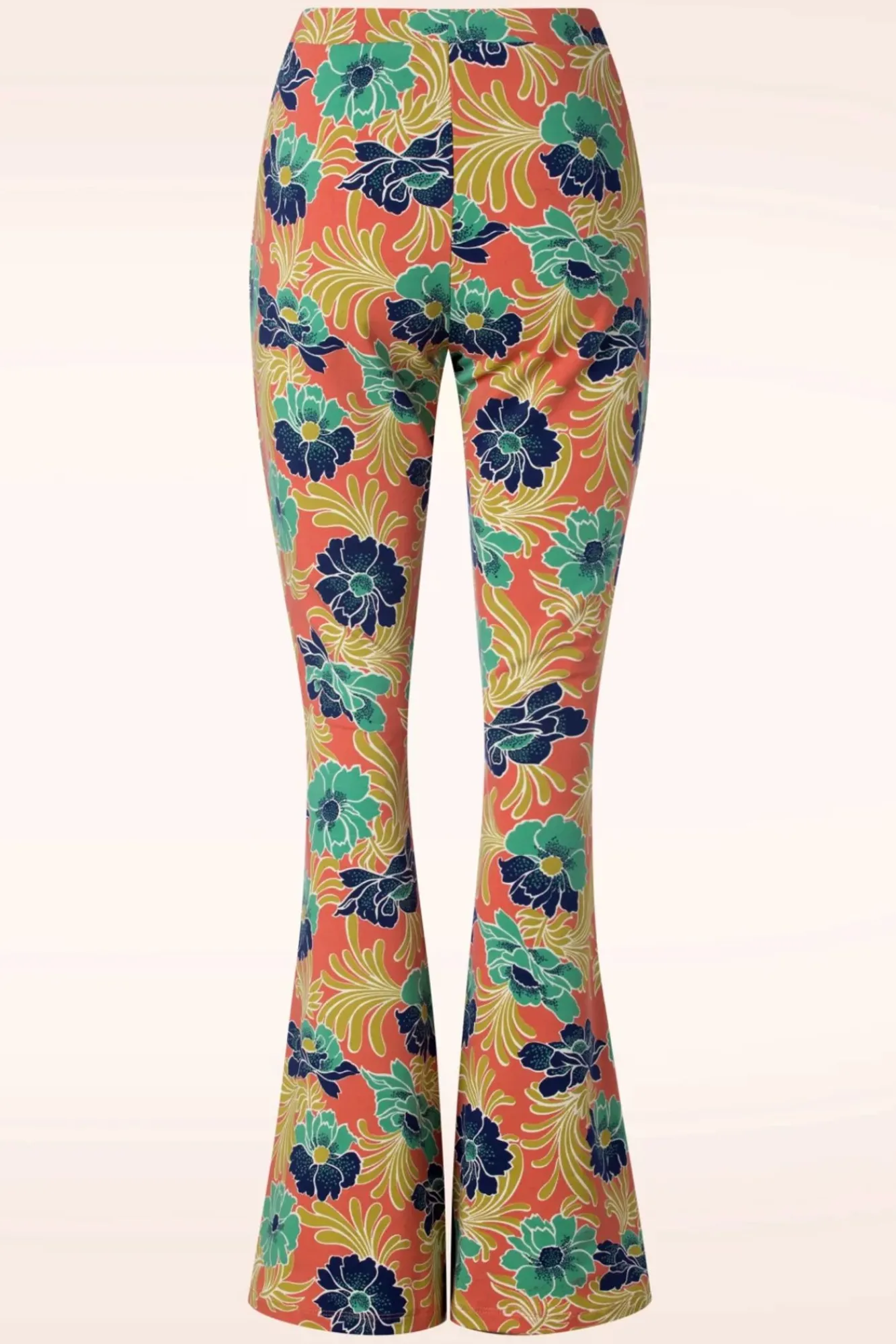 Cheap King Louie Lake Border Schlaghose In Langoustine Orange