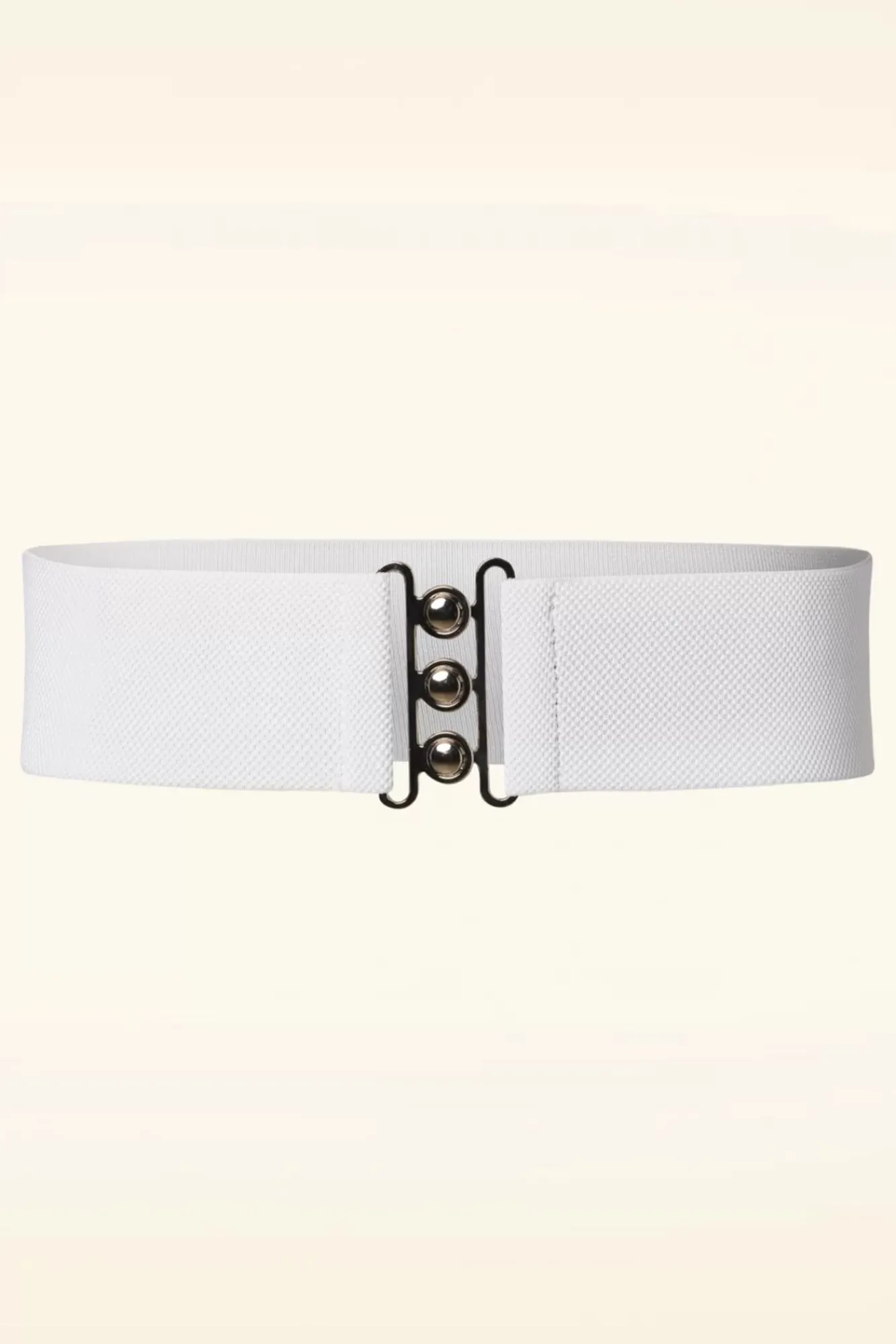 Discount Banned Retro Lauren Retro Stretch Gürtel In Weis