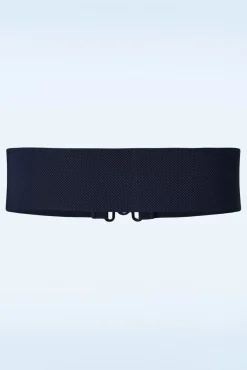 Shop Banned Retro Lauren Retro-StretchGürtel In Marineblau