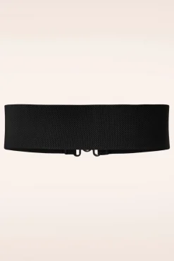 Clearance Banned Retro Lauren Vintage Stretch Gürtel In Schwarz