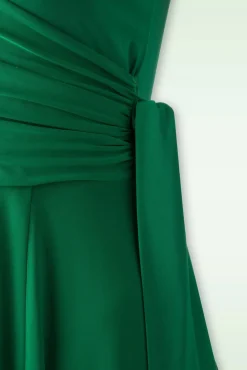 Fashion Vintage Chic for Topvintage Layla Uberkreuzkleid In Grun