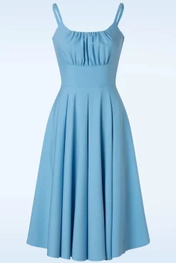 Store Glamour Bunny Lois Swing Kleid In Babyblau