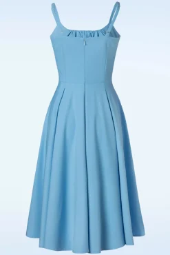 Store Glamour Bunny Lois Swing Kleid In Babyblau