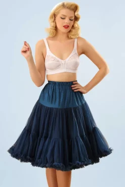 Best Banned Retro Lola Lifeforms Petticoat In Marineblau