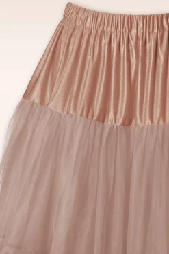 Store Banned Retro Lola Lifeforms Petticoat In Pfirsich Beige