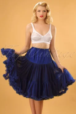 Best Sale Banned Retro Lola Lifeforms Petticoat In Konigsblau