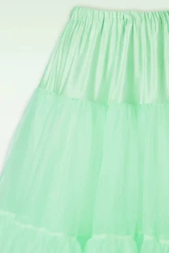 Discount Banned Retro Lola Lifeforms Petticoat In Mintgrun