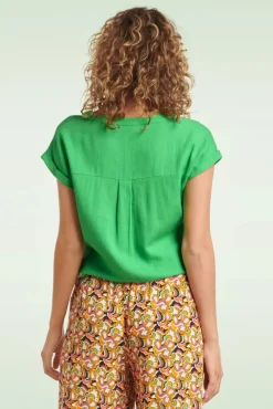 Hot Smashed Lemon Lylah Top In Grun