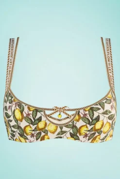 Fashion Marlies Dekkers Mambo Amalfi Demi Bh Mit Zitronen-Print In Creme