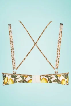 Fashion Marlies Dekkers Mambo Amalfi Demi Bh Mit Zitronen-Print In Creme