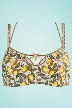Fashion Marlies Dekkers Mambo Amalfi Demi Bh Mit Zitronen-Print In Creme