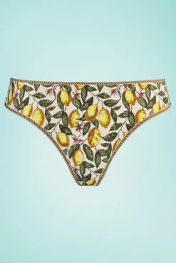 Sale Marlies Dekkers Mambo Amalfi Schmetterling Slip Mit Zitronen Print In Creme