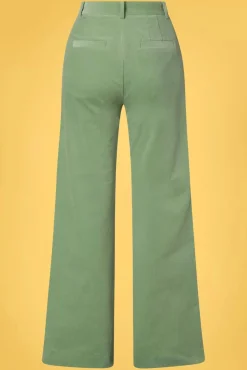 Outlet King Louie Marcie Babyrib Hose In Basilikumgrun