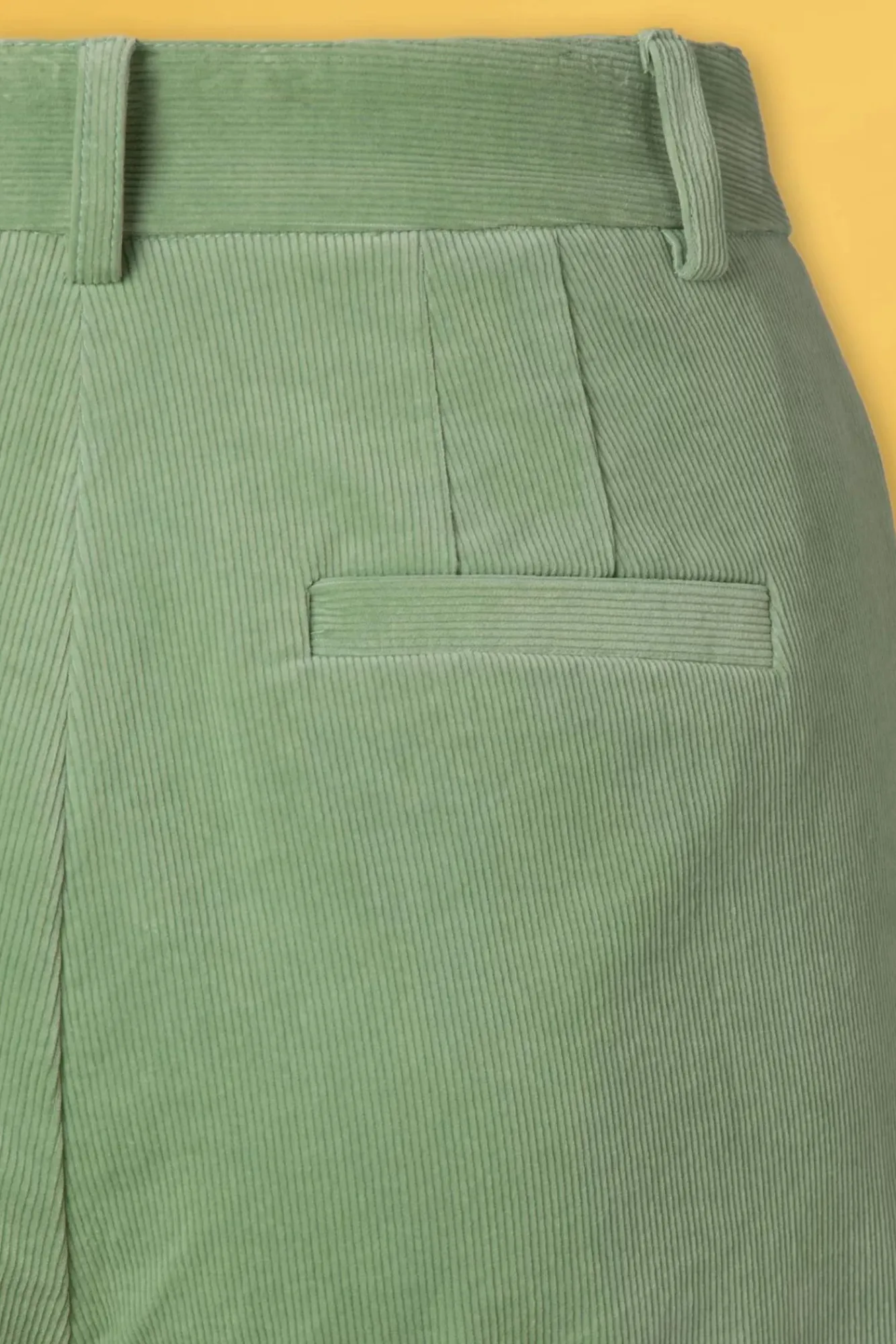 Outlet King Louie Marcie Babyrib Hose In Basilikumgrun