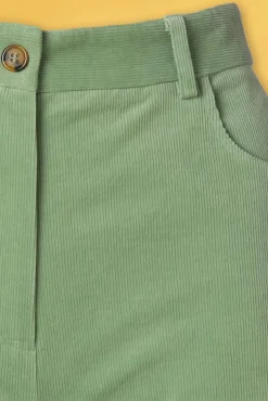 Outlet King Louie Marcie Babyrib Hose In Basilikumgrun