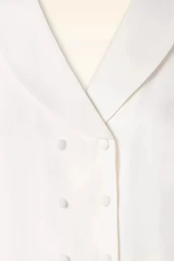 New Banned Retro Maria Bluse In Weis