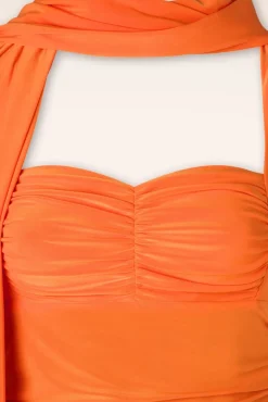 Shop Glamour Bunny Marigold Etuikleid In Orange