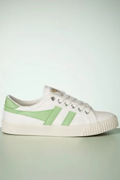 Online Gola Mark Cox Tennis Sneaker In Off White Und Patina Grun