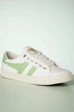 Online Gola Mark Cox Tennis Sneaker In Off White Und Patina Grun