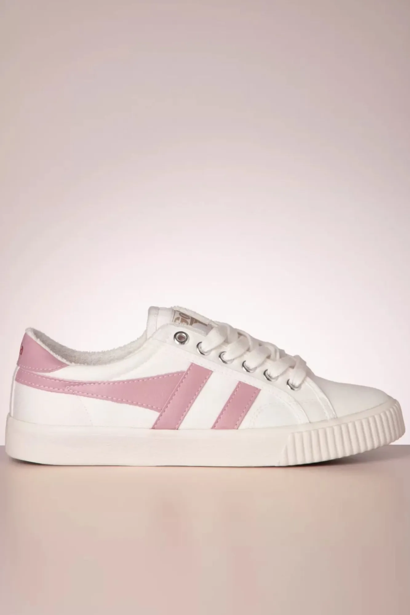 Best Sale Gola Mark Cox Tennis Sneaker In Off White Und Chalk Pink