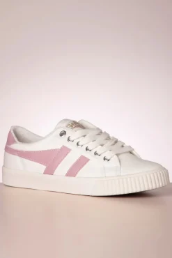 Best Sale Gola Mark Cox Tennis Sneaker In Off White Und Chalk Pink