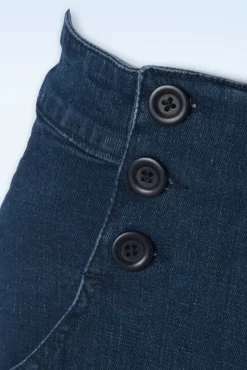 Hot Queen Kerosin Marlyn Shorts In Dunkelblau