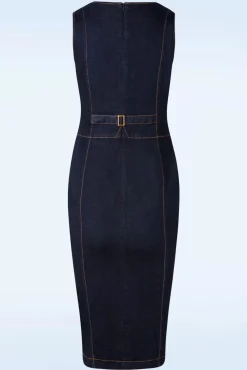 Fashion Rock-a-Booty Mary Alice Etuikleid In Blau