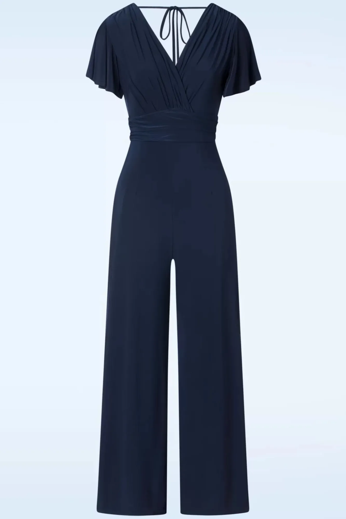 Online Vintage Chic for Topvintage Matilda Jumpsuit In Marineblau