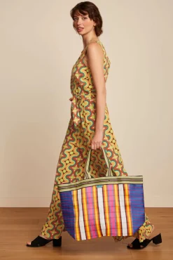 New King Louie Mercado Grose Einkaufstasche In Multi