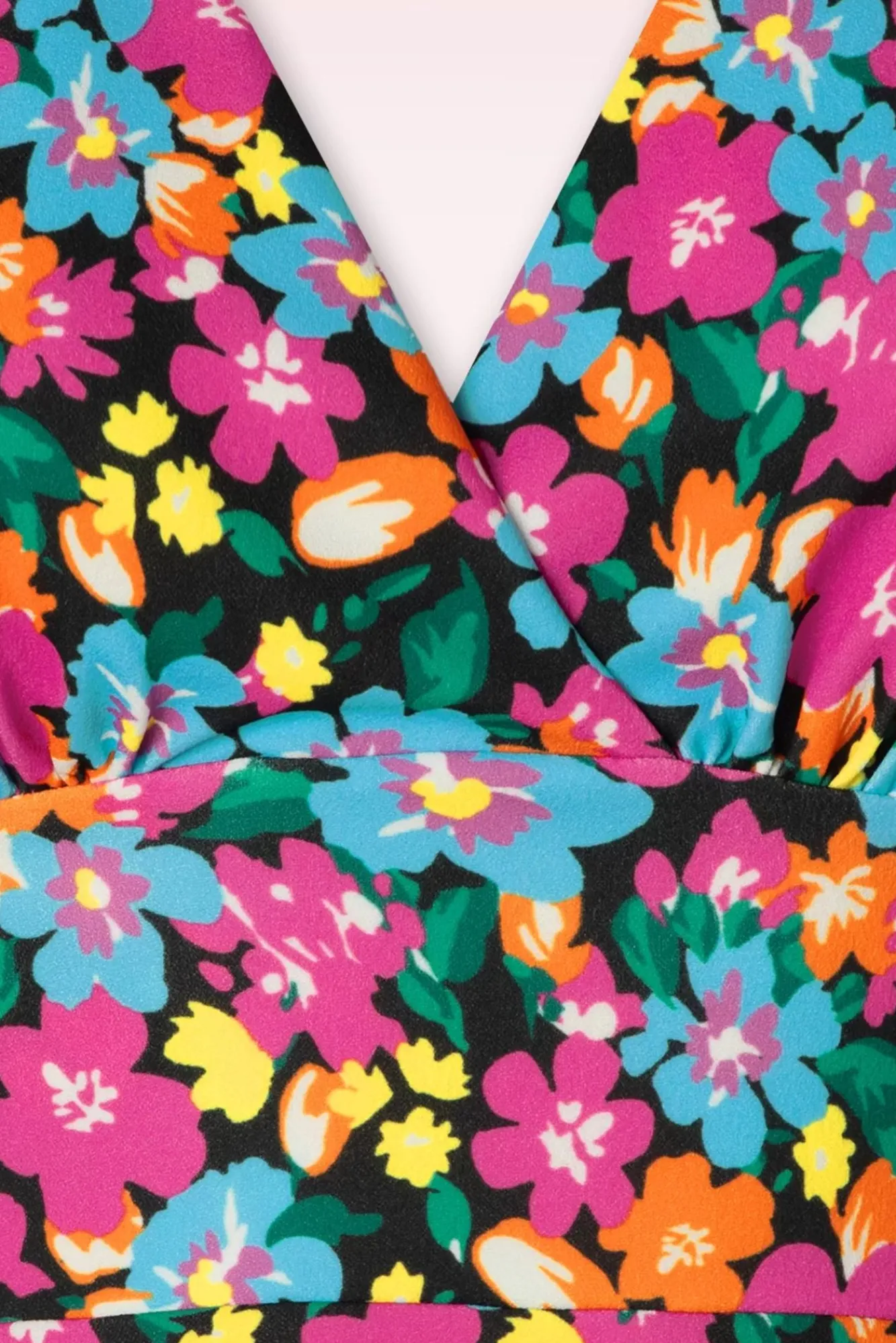 Sale Vintage Chic for Topvintage Miley Floral Swing-Kleid In Multi