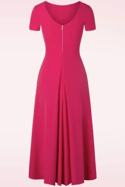 Cheap Vintage Chic for Topvintage Mindy Maxi Kleid In Hot Pink