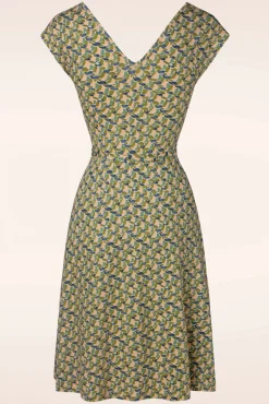 Discount King Louie Mira Merlini Kleid In Woodbine Green