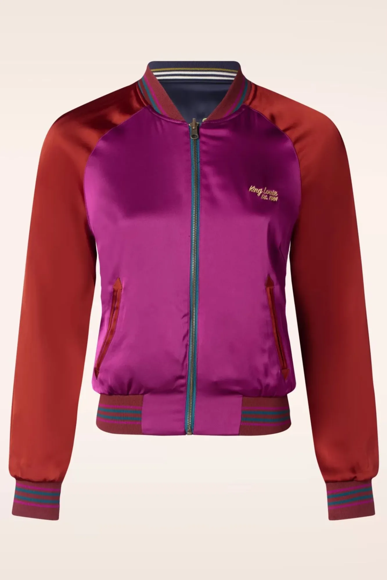 Outlet King Louie Monka Bomberjacke In Abendblau