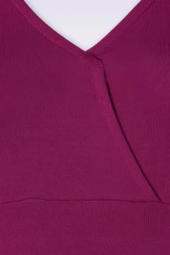 Cheap LaLamour Monroe Top In Pflaume