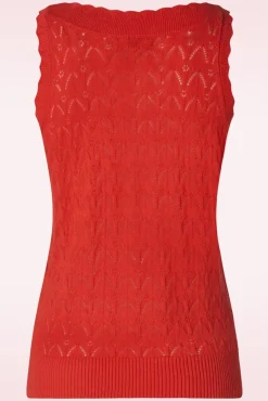 Sale King Louie Nicky Rocky Ajour Top In Sonnenorange